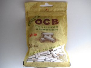 画像1: OCB ORGANIC SLIM FILTER【φ6mm150本入】手巻き煙草ジョイント用