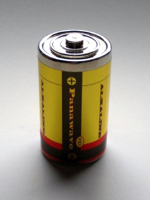画像1: 単一電池型スタッシュケース/シークレットケース