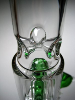 画像6: ◆激SALE◆パイレックス製アイシングICEガラスボング3層式【ダブルツリー】