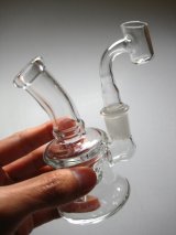 パイレックスガラス製ワックス用バブラー【Dab Rig】