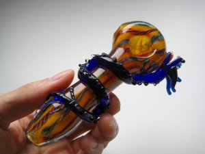 画像6: パイレックス製ガラスパイプ【ドラゴン】