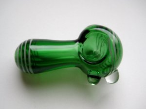画像3: パイレックス製ガラスパイプ【グリーングリーン】