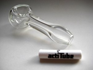 画像5: acti Tube（TUNE）専用ヘビーパイレックス製ガラスパイプ/王道スプーン型