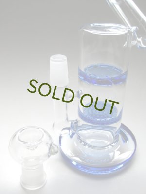 画像5: パイレックス製ガラスボング【トルネード&ハニカム】