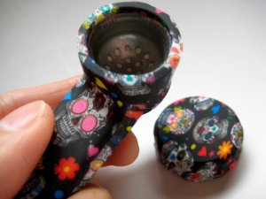 画像7: PieceMaker/PMG@レプリカ【メキシカンスカルBLACK】シリコン製パイプ