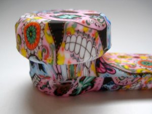 画像8: スクリーン不要シリコン製パイプ【メキシカンスカルPINK】