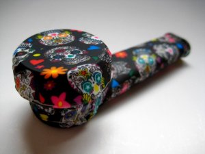 画像4: PieceMaker/PMG@レプリカ【メキシカンスカルBLACK】シリコン製パイプ