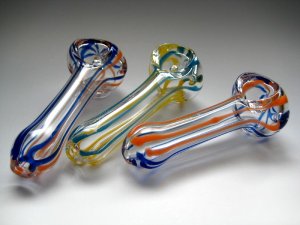 画像1: パイレックス製ガラスパイプ【ちび】