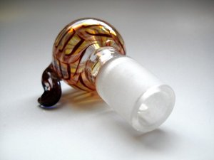 画像3: 火皿/パイレックスガラス製【18.8mm】取っ手付きマーブルSP