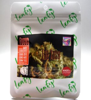 画像1: Leafy FOCUS【THE KUSH】TOTAL CANNABINOIDO80% CBG↑ 1.0ml 