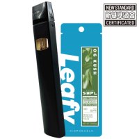 Leafy SMPL 使い切りCBDベイプ 1.0ml【CBD:50% TERPENS:50%】