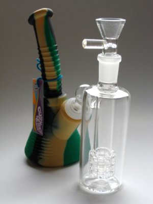 画像3: ボング用カスタムパーツ【バレルパーコレーター】【ボング側14.5mm火皿側14.5mm】