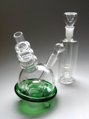画像4: ボング用カスタムパーツ【バレルパーコレーター】【ボング側14.5mm火皿側14.5mm】
