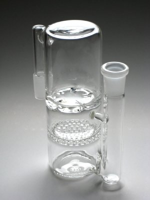 画像4: ガラスボング用カスタムパーツ【ハニカム＆トルネードパーコレーター】【ボング側14.5mm火皿側14.5mm】