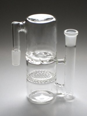 画像1: ガラスボング用カスタムパーツ【ハニカム＆トルネードパーコレーター】【ボング側14.5mm火皿側14.5mm】