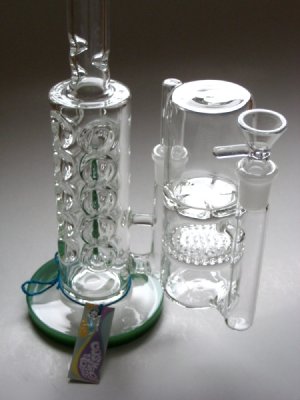 画像6: ガラスボング用カスタムパーツ【ハニカム＆トルネードパーコレーター】【ボング側14.5mm火皿側14.5mm】