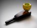画像1: グラス火皿ウッドパイプ/glass bowl wood pipe (1)