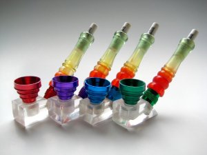 画像2: 【Φ6mm】acti Tube“EXTRA SLIM”装着アクリルスタンドパイプ