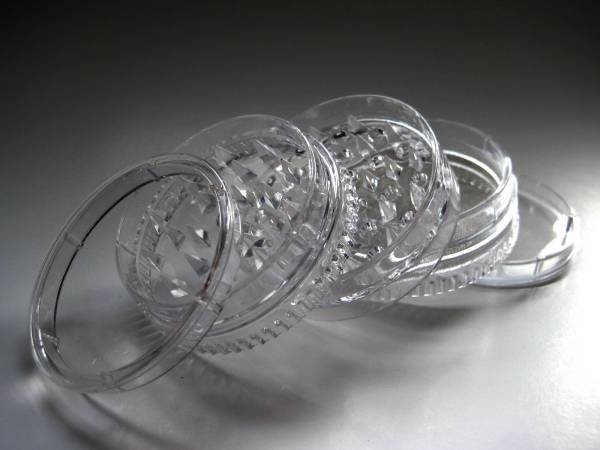 画像2: アクリル4層式グラインダー/クラッシャー【クリア】 (2)