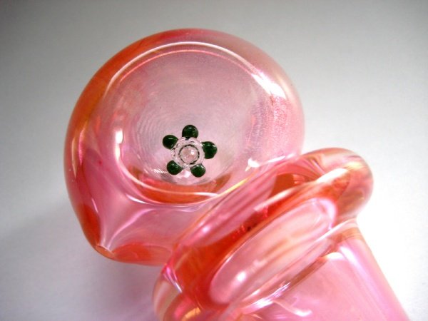 画像2: ガラスパイプ用スクリーン/ガラススクリーン【フラワー】 (2)