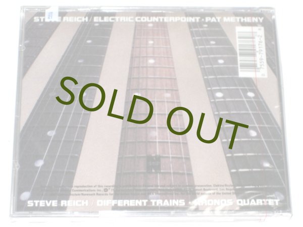 画像2: 【CD】STEVE REICH/Different Trains, Electric Counter (2)