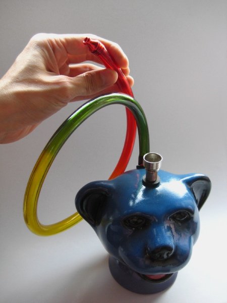 画像4: セラミック（陶器製）水パイプ【Bear/ベア】 (4)