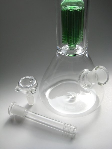 画像3: パイレックス製アイシングICEガラスボング【ツリーバブル大容量フラスコ】 (3)