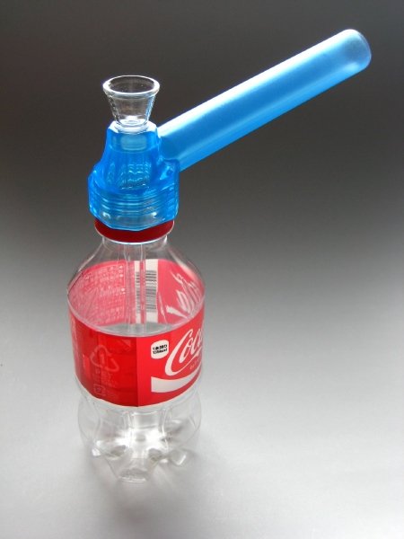 画像2: TOP PUFFブルー/ペットボトルが即ボング水パイプに♪   (2)