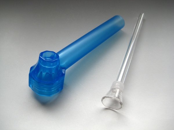 画像4: TOP PUFFブルー/ペットボトルが即ボング水パイプに♪   (4)