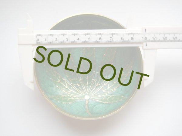 画像3: 真鍮(ブラス)製トレイ梵皿/ヘンプ麻HEMPリーフ柄 (3)