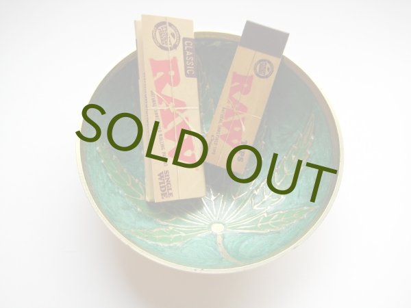 画像4: 真鍮(ブラス)製トレイ梵皿/ヘンプ麻HEMPリーフ柄 (4)