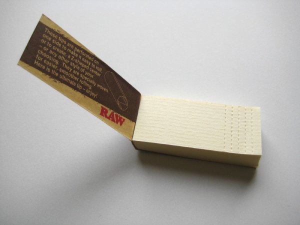 画像2: RAW FILTER WIDE TIPS/ローチ手巻き煙草ジョイント用 (2)