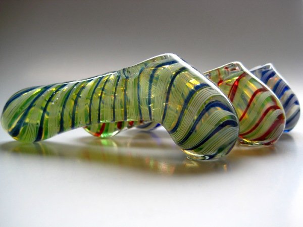 画像6: パイレックス製ガラスパイプ【ハンマーシルエット】 (6)