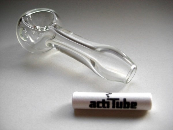 画像5: acti Tube（TUNE）専用ヘビーパイレックス製ガラスパイプ/王道スプーン型 (5)