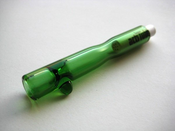 画像3: acti Tube（TUNE）専用パイレックス製ワンヒッター【グリーン】 (3)