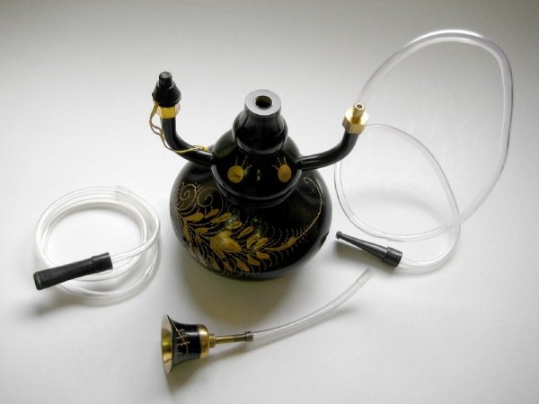 画像3: 【SALE】BIG真鍮（ブラス）製フーカー水パイプ（2人使用OK） (3)