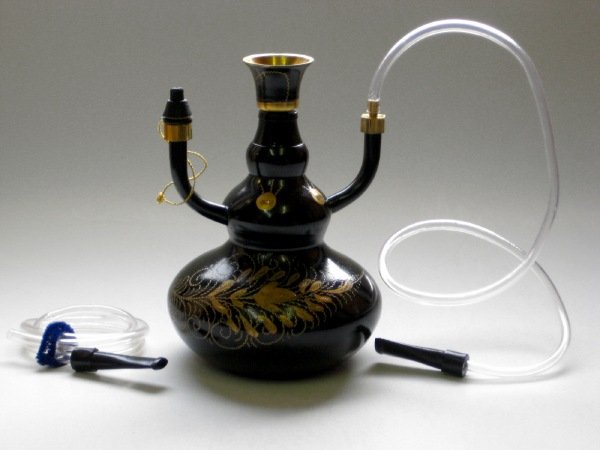 画像2: 【SALE】BIG真鍮（ブラス）製フーカー水パイプ（2人使用OK） (2)