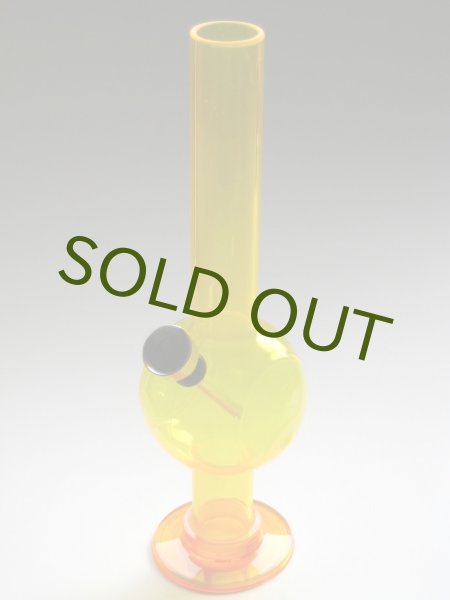 画像2: アクリルボング水パイプ【インヤン陰陽】イエロー (2)