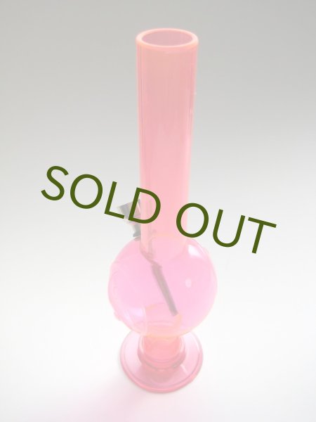 画像4: アクリルボング水パイプ【インヤン陰陽】レッド (4)