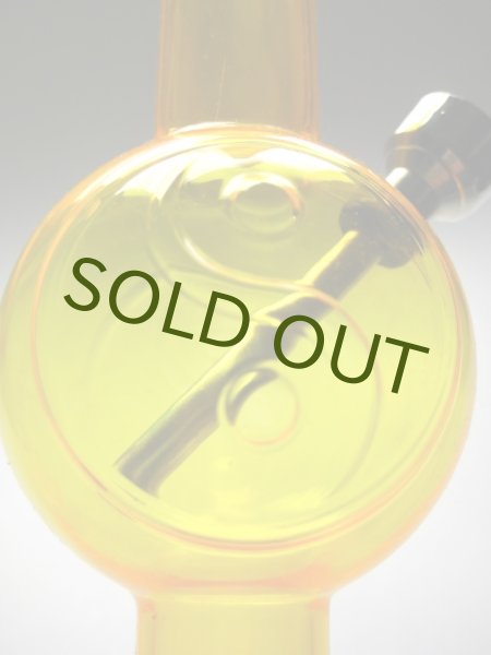 画像6: アクリルボング水パイプ【インヤン陰陽】イエロー (6)