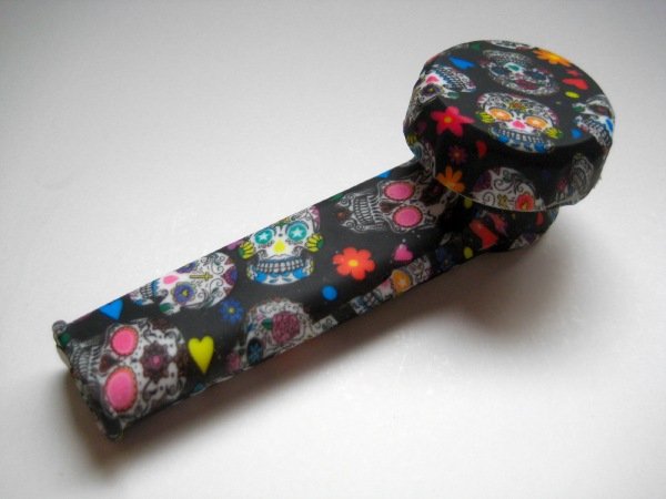 画像2: PieceMaker/PMG@レプリカ【メキシカンスカルBLACK】シリコン製パイプ (2)