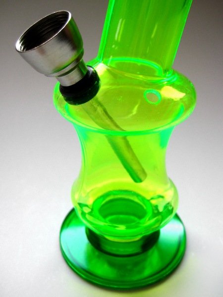 画像3: コンパクトIIアクリルボング水パイプ【緑】 (3)