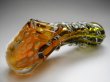 画像1: 【PsychedelicART】パイレックス製ガラスパイプ【サイケTOPハンマー】 (1)