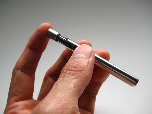 画像2: ワンヒッター/ワンショットパイプ【PUSH】スプリングバッツパイプ (2)